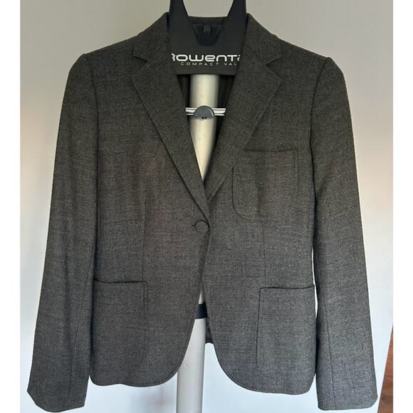 Banana Republic Jackets & Blazers - Banana Republic Italian Fabric RN#54023 Women's 6 Gray Wool Blend Blazer Jacket